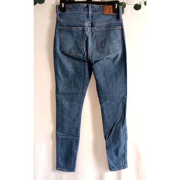 Madewell 10" High Rise Skinny Button Fly Jeans Stretch size 25P - Picture 6 of 7